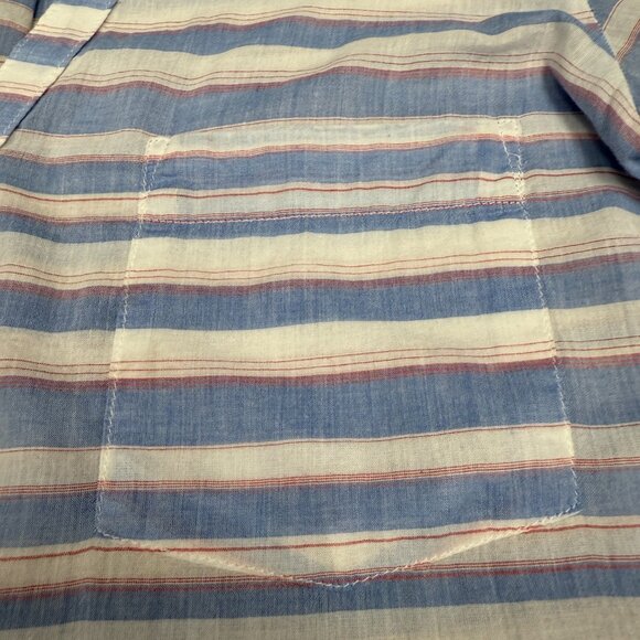 Women's COLUMBIA Lightweight Cotton Button-Down Roll-Tab SHIRT- Size XL - Picture 8 of 10